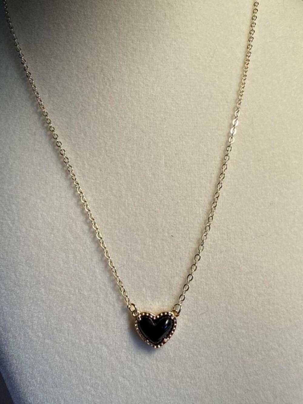 Black Heart Necklace